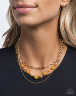 Load image into Gallery viewer, Paparazzi Beaded Behavior - Yellow
