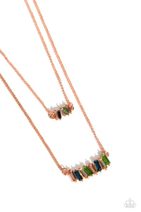 Paparazzi Easygoing Emeralds - Copper