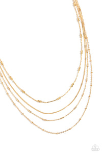 Paparazzi Studded Shimmer - Gold