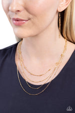 Load image into Gallery viewer, Paparazzi Studded Shimmer - Gold

