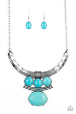 Load image into Gallery viewer, Paparazzi Commander In CHIEFETTE - Blue Necklace
